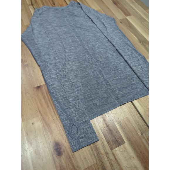 Lululemon Swiftly Tech Long Sleeve Crew Neck Shirt Size 10 Grey - Picture 5 of 7